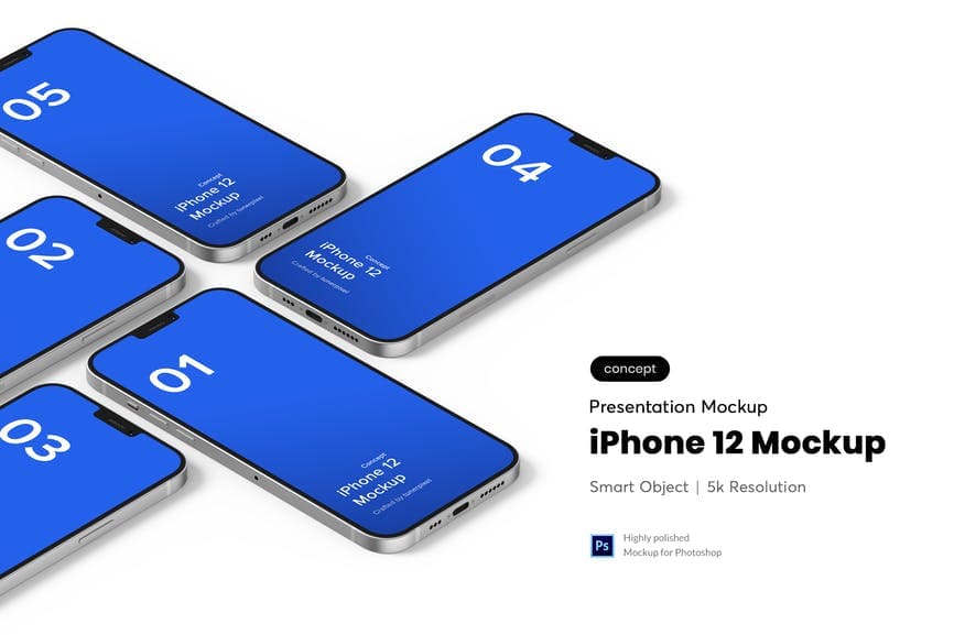 Download iPhone 12 Mockup | 10+ iPhone 12 Mockups: Mini, Pro, Max. Free and Premium