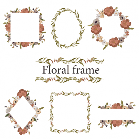 Frame Clipart: Gold Polygonal Frame Clipart