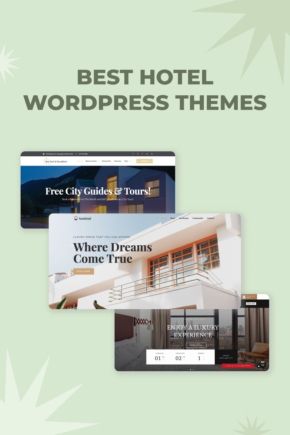 Best High-Quality Hotel WordPress Themes 2023 pinterest image 73.