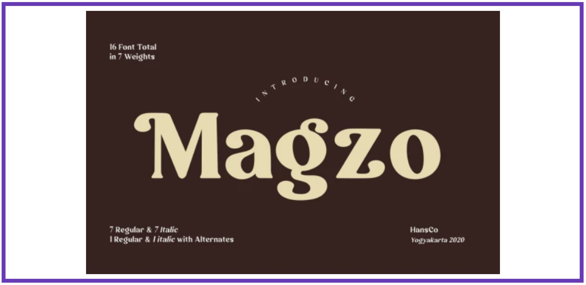 Magzo. Best Industrial Fonts.