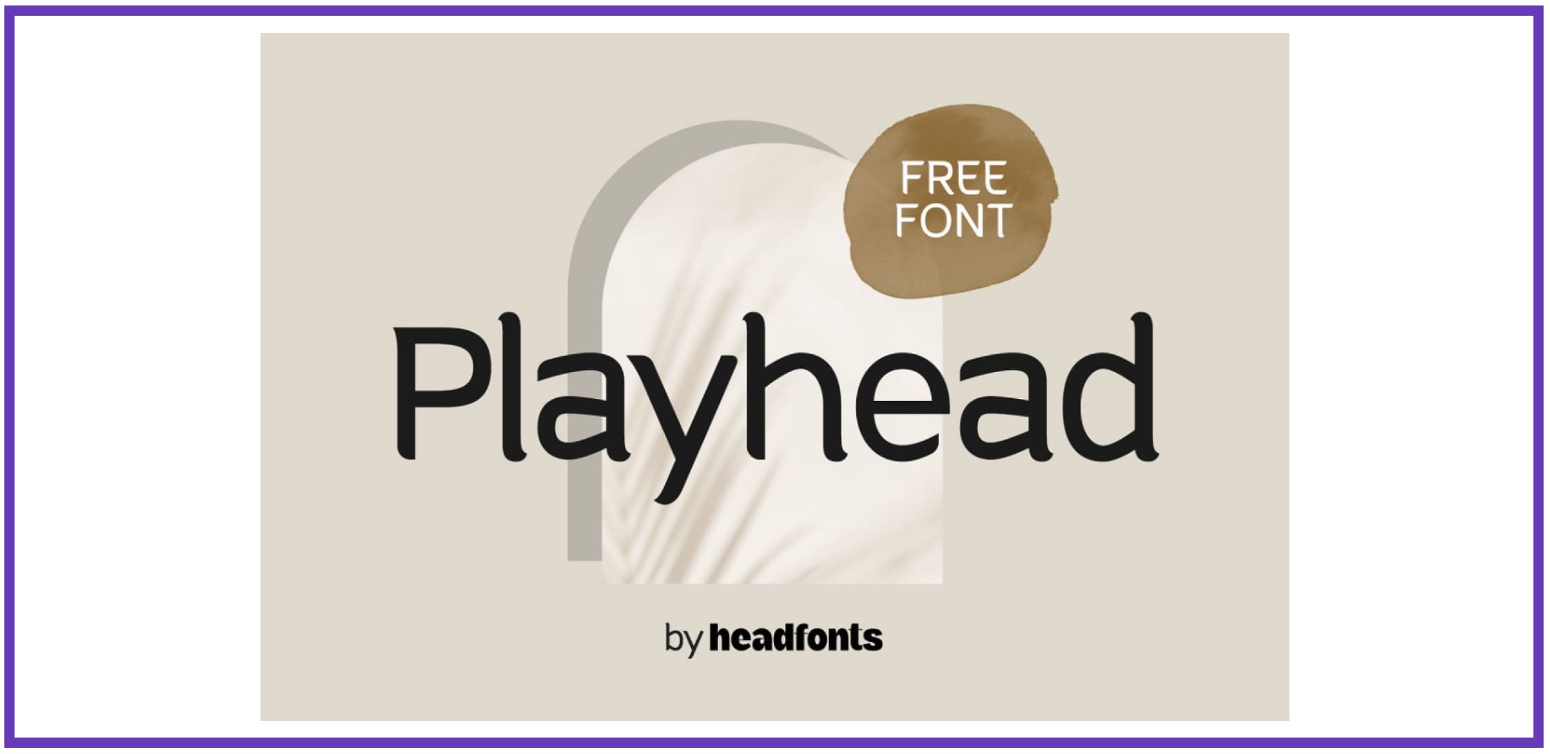 Playhead playful font By Headfonts. Best Industrial Fonts.