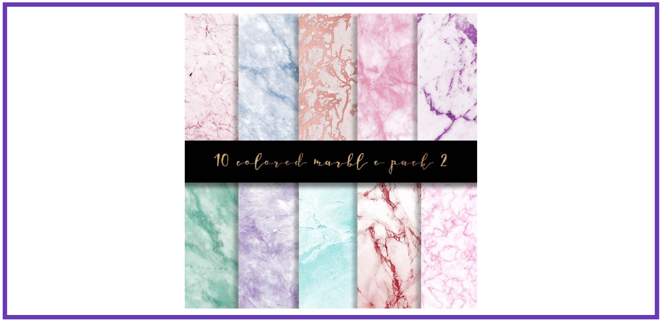 Colored marble digital paper.