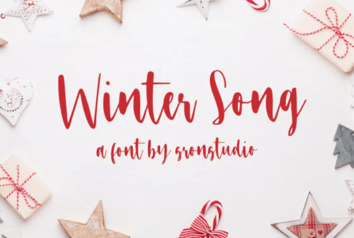 Winter Song Font.
