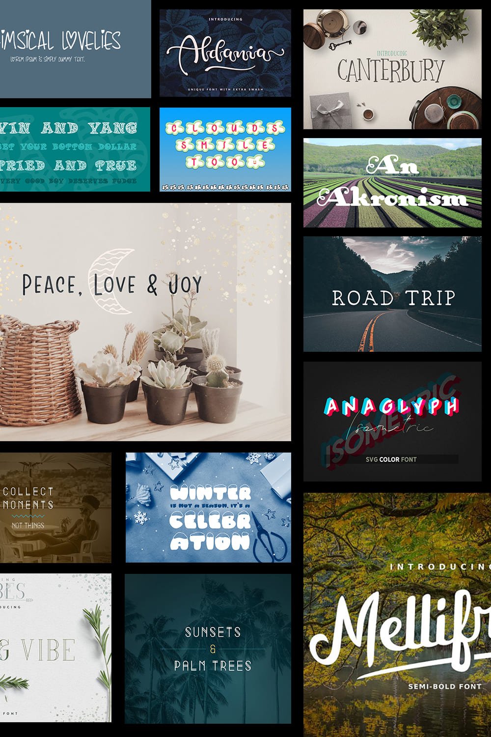 Whimsical Fonts. Pinterest.