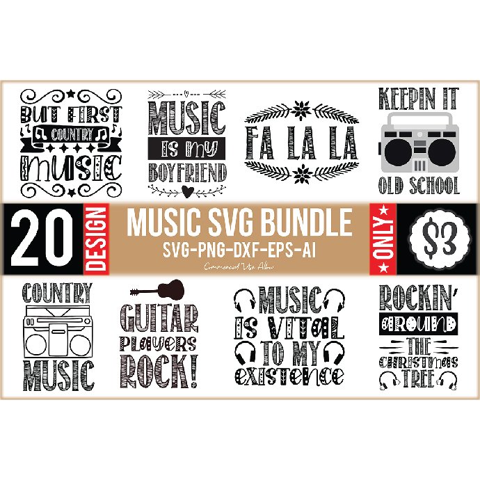 Download Music Svg Design Bundle Master Bundles