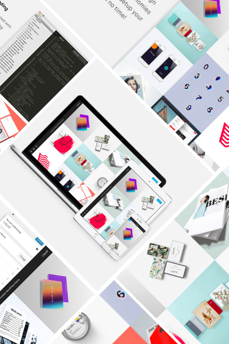 Prime - Modelling WordPress Theme. Collage
