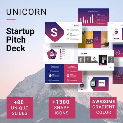 Unicorn Startup Pitch Deck Example.