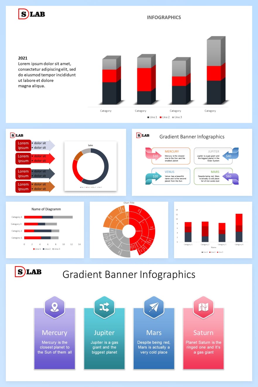 Business Ethics PowerPoint. Collage Image.