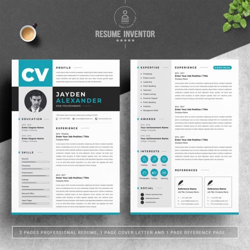 Awesome Web Programmer Resume Design Template