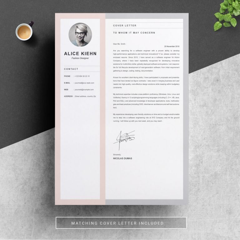 CV Template Curriculum Vitae