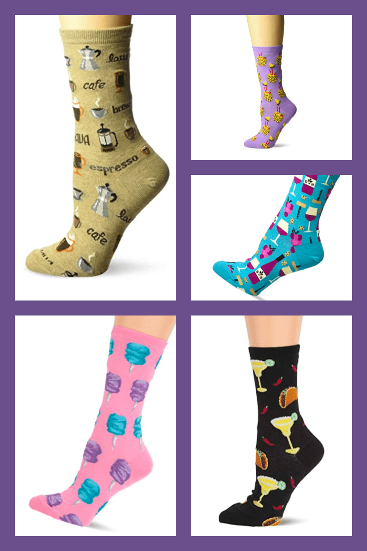 Long and bright socks have been in trend for a couple of seasons. You can easily complement your look with such a stylish accessory.