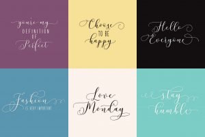 Colorful background for font.