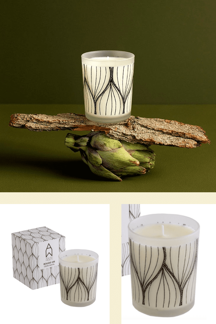 Scented candle. She creates a special atmosphere and mood.