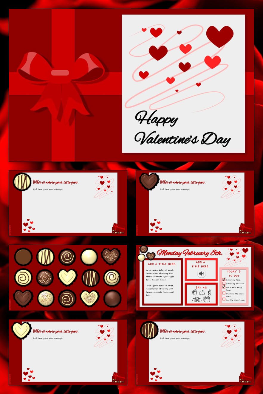 Love saves the world. And this template is your presentation. The heart, red color and cute design will not leave indifferent even an inveterate cynic.