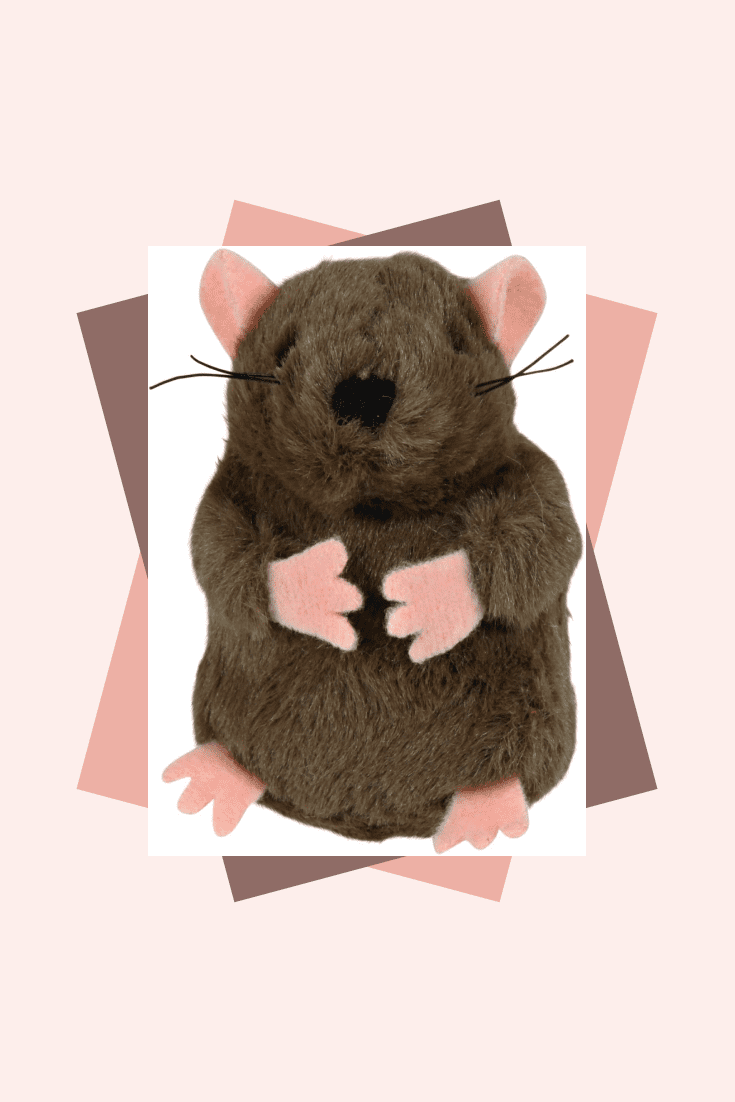 Cats love mice, which means this plush toy in the shape of a mouse will be a good gift.