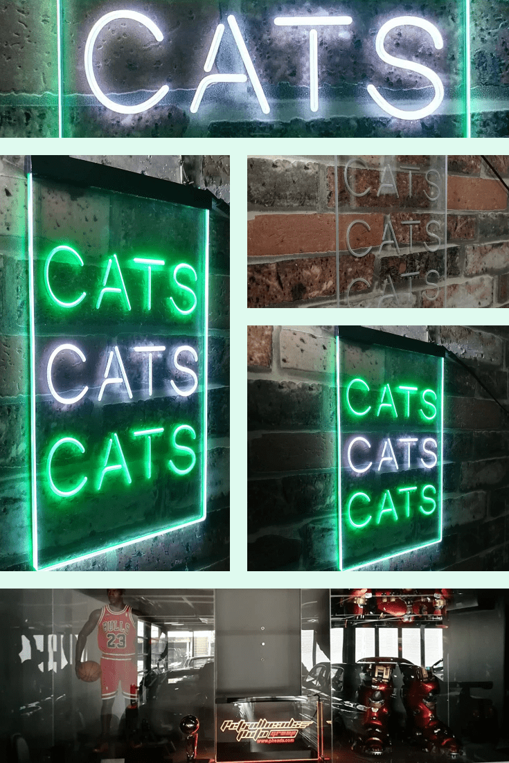 A neon sign will brighten up even the most boring interior. Both grandmother and friend will like it.