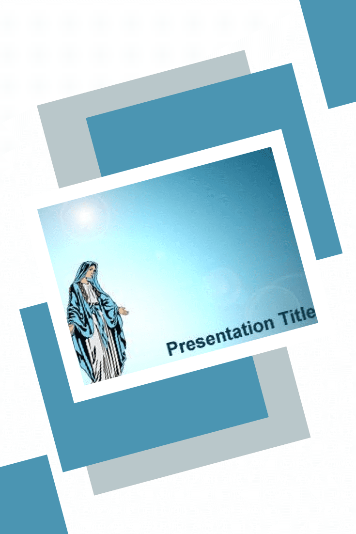 It can be used to create presentations on verses from the Bible or miracles of the Virgin Mary.