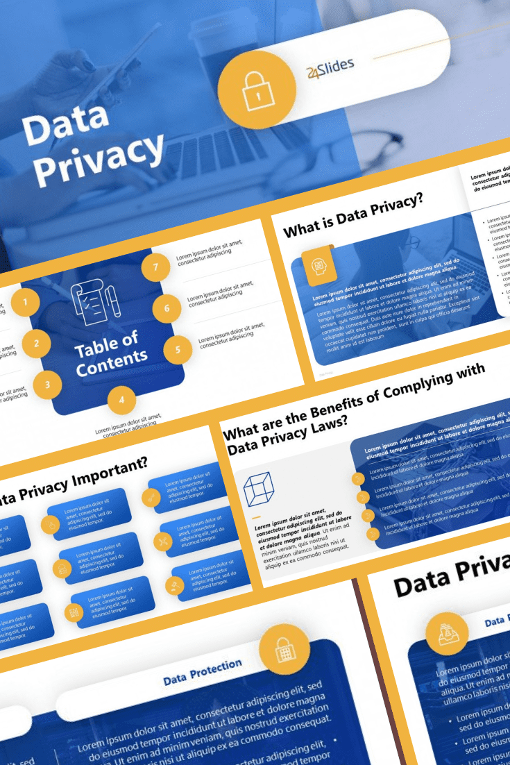 Universal presentation on safety. It has a flexible design, so you can change the color palette, font, icons, etc.