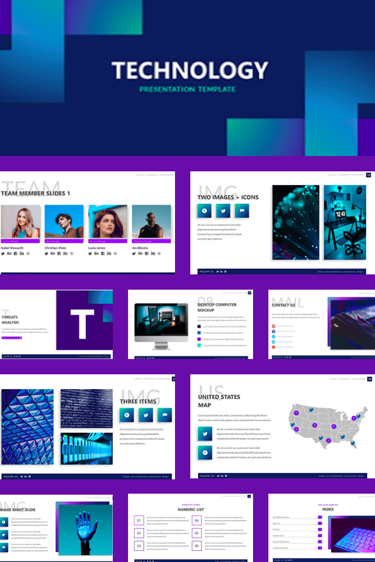 Bright and extraordinary. A bold template will dilute the complexity of the topic and bring its own colors to the presentation.