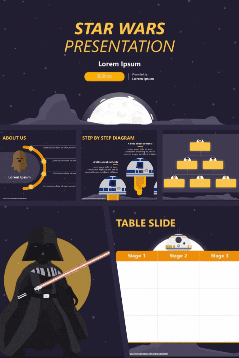 24 Best Star Wars PowerPoint Templates In 2021 Master Bundles