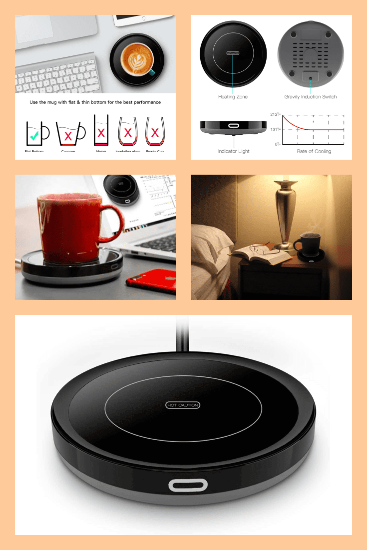 Coffee tastes better when hot. But with the current pace, it is not always possible to drink your drink on time. With this portable mini hob, your coffee will always be at the right temperature.