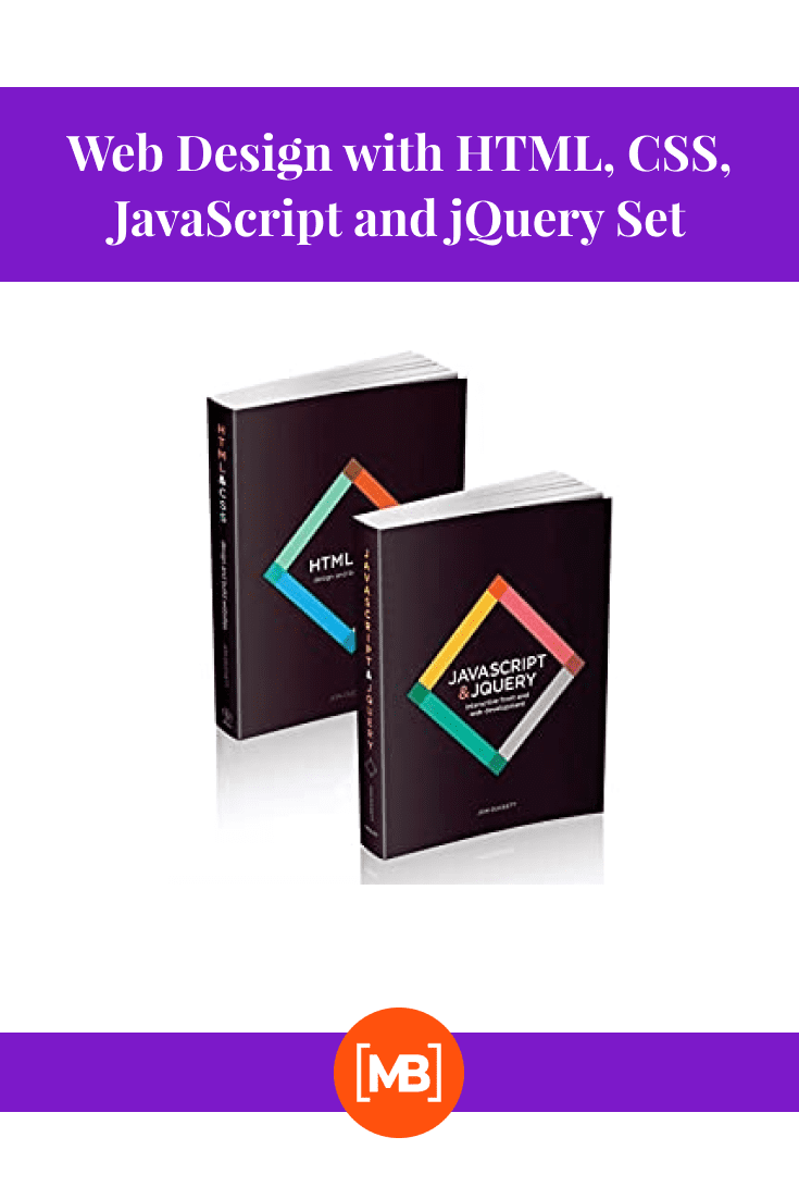 Web Design with HTML, CSS, JavaScript and jQuery Set by Jon Duckett. Cover Collage.