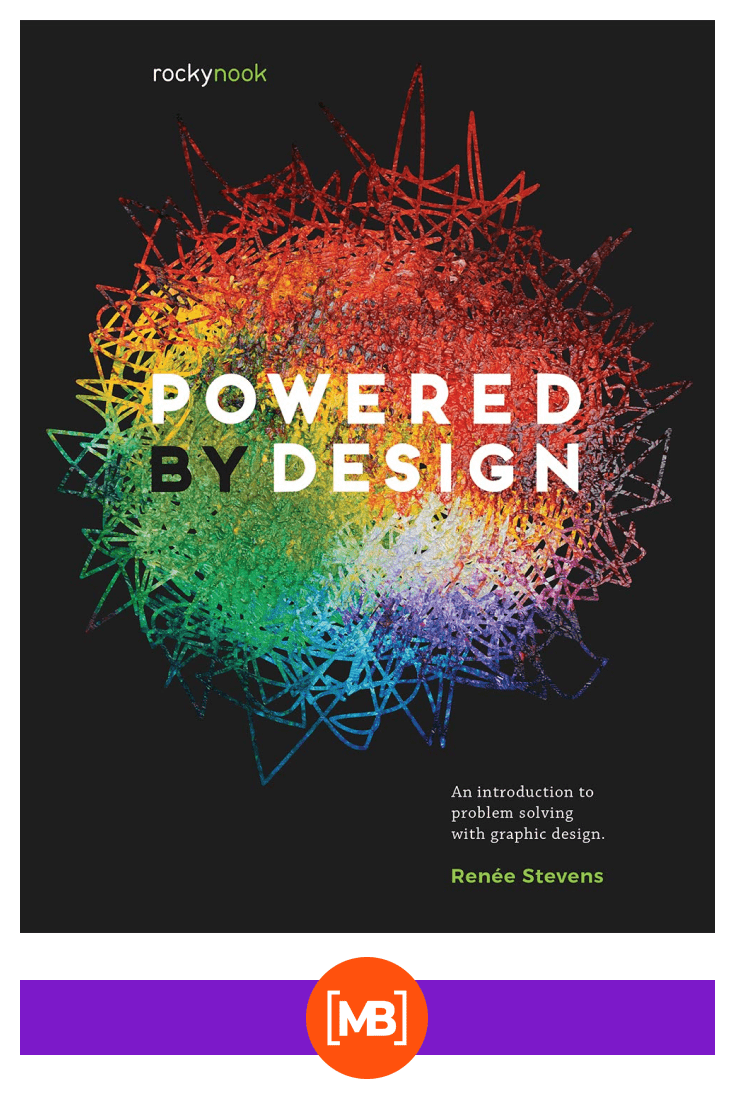 Powered by Design: An Introduction to Problem Solving with GraphicDesign. Cover Collage.