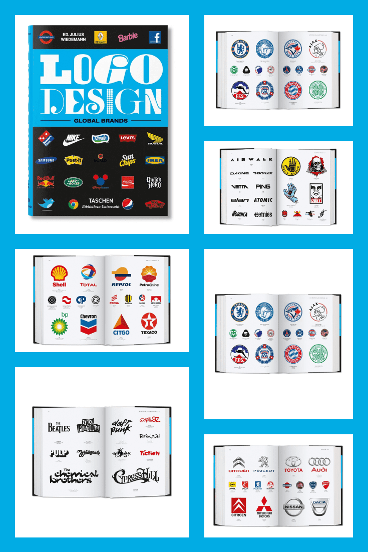 Logo Design. Global Brands by Julius Wiedemann. Cover Collage.