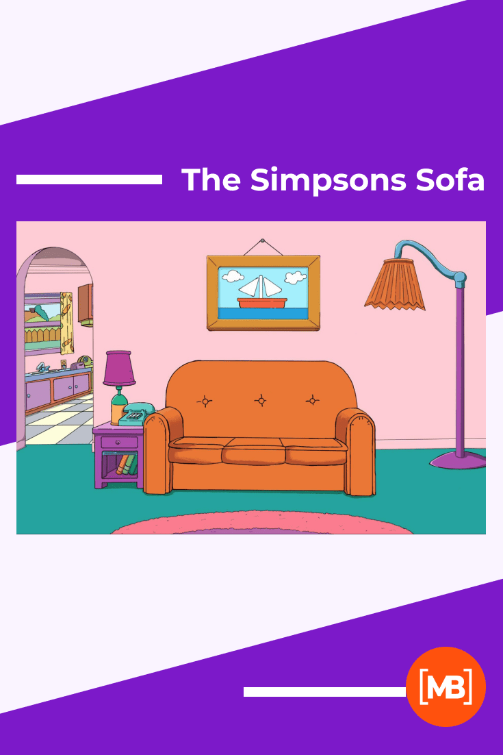 The room is absolutely identical to the Simpsons room..