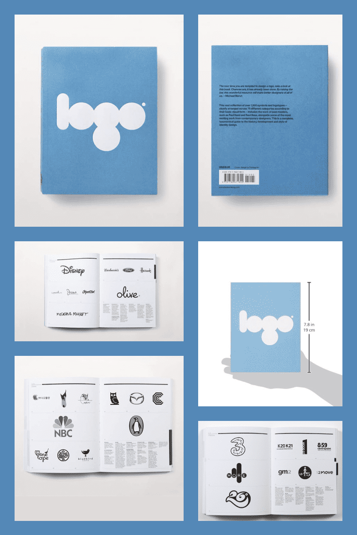 Logo: The Reference Guide to Symbols and Logotypes by Michael Evam. Cover Collage.