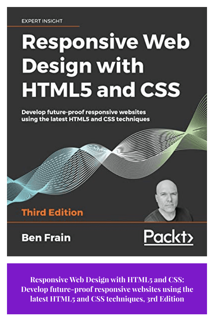 Responsive Web Design with HTML5 and CSS: Develop future-proof responsive websites using the latest HTML5 and CSS techniques by Ben Frain. Cover Collage.