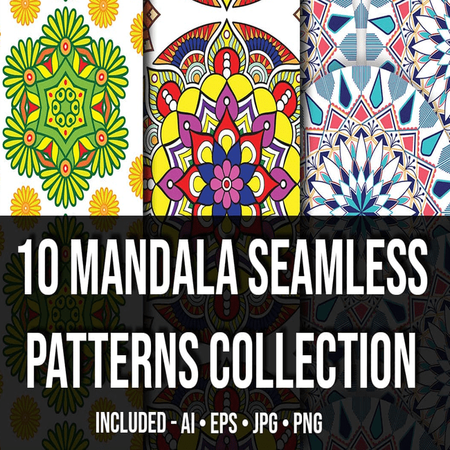 Mandala Seamless Patterns Collection_Main
