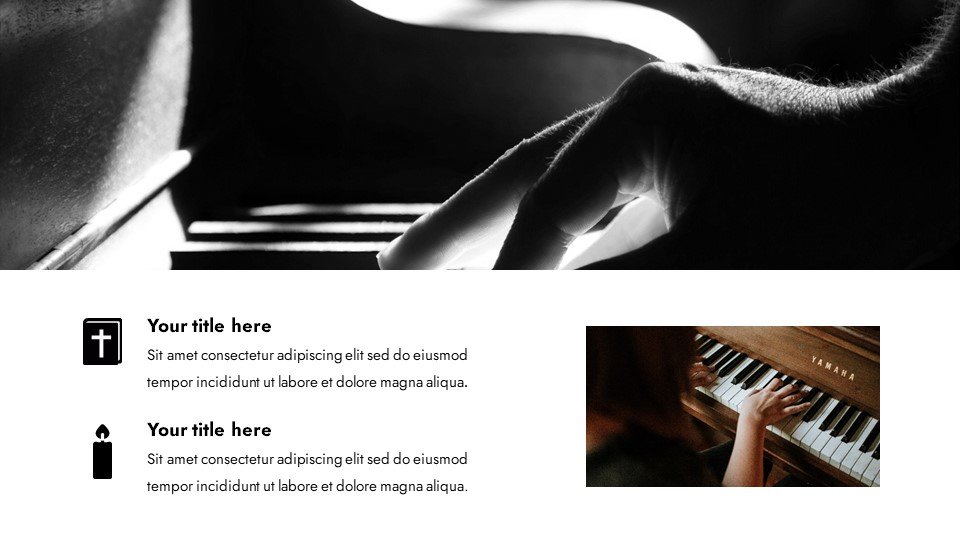 The template will fit any theme. Design flexibility will allow you to display any topic in the best possible light.Sound - Free Piano Worship Powerpoint Background.