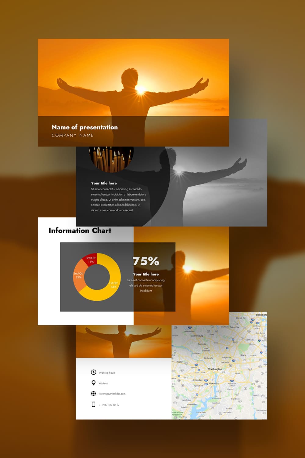 worship powerpoint background orange-pinterest