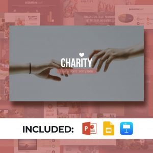 Charity Presentation Template. Main image.