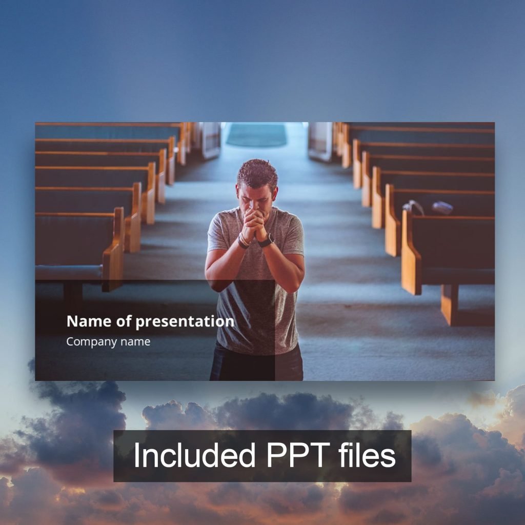 4 Free Worship Powerpoint Background Prayer (PPTX) - Prayer