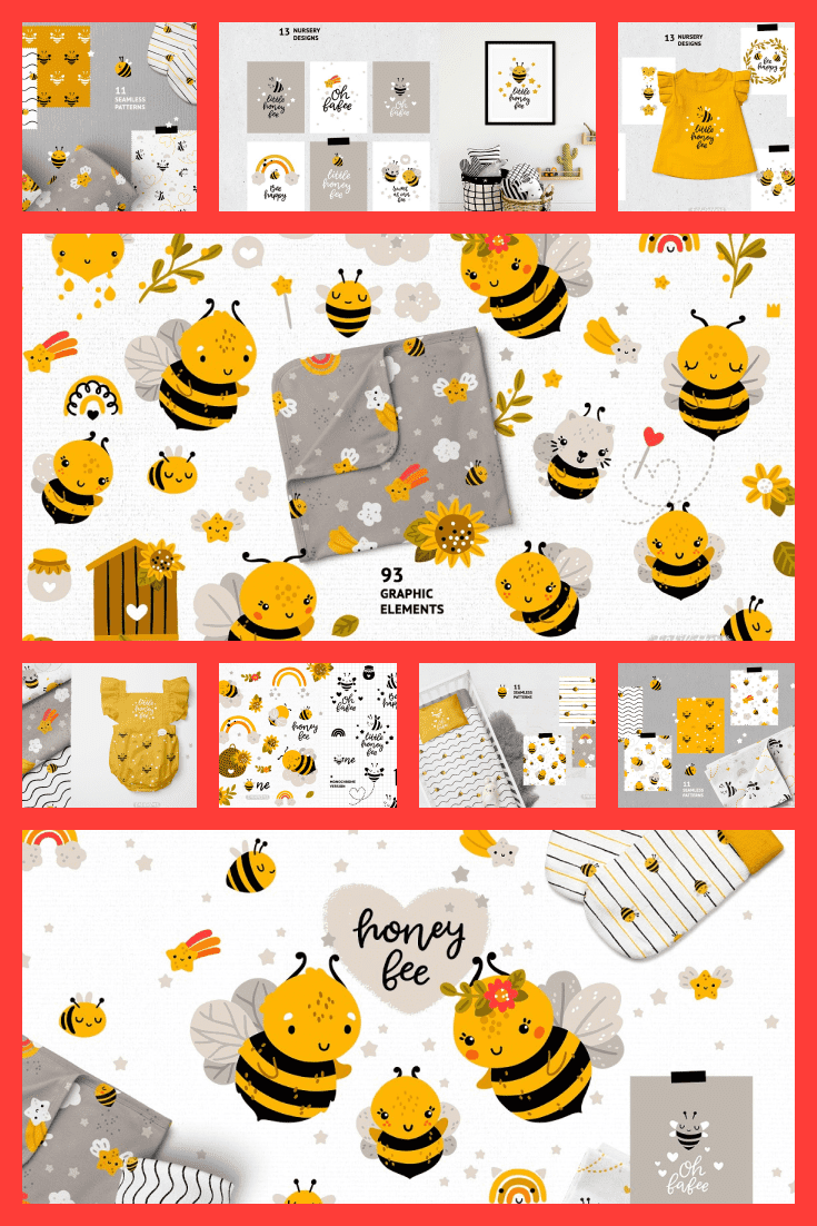 Cute graphically quality bees.