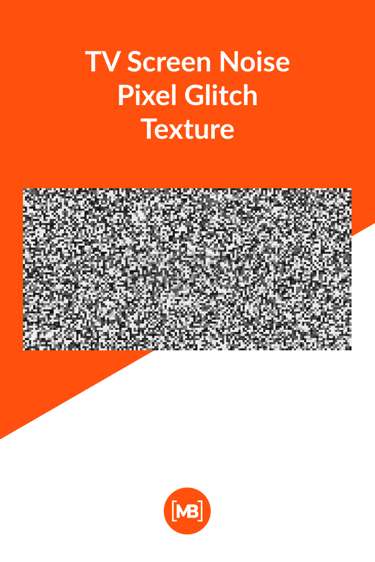 TV Screen Noise Pixel Glitch Texture.