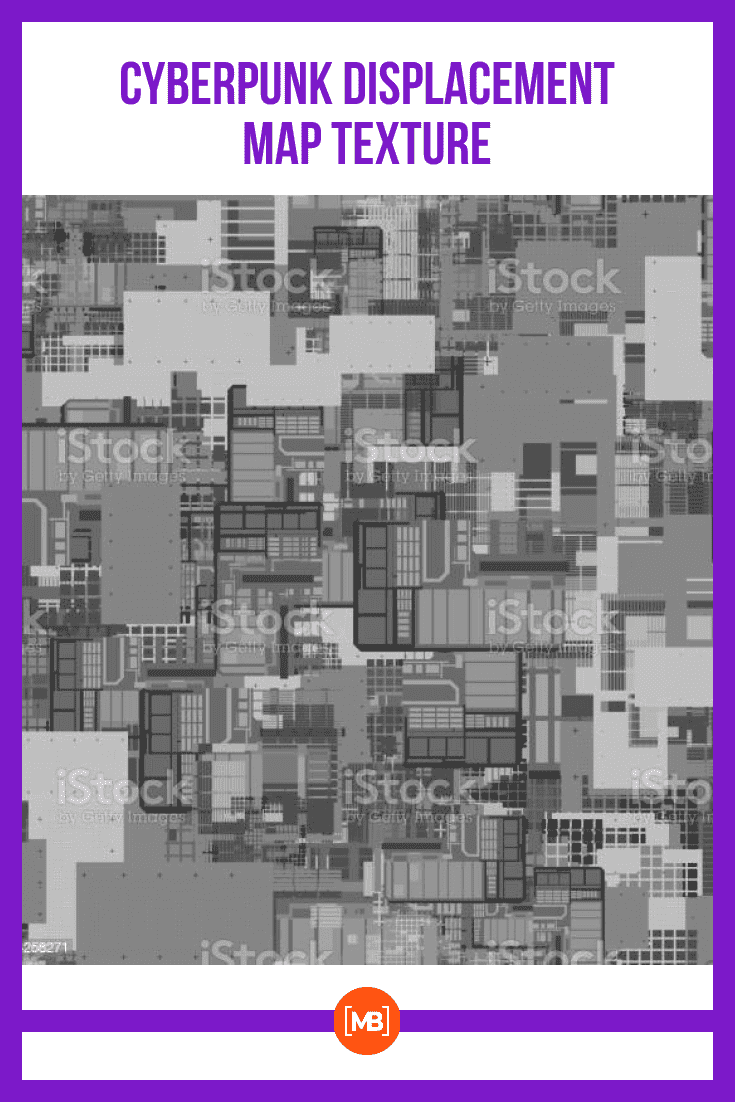 Cyberpunk Displacement Map Texture.