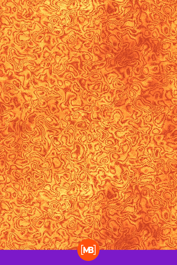 Lava under the microscope.