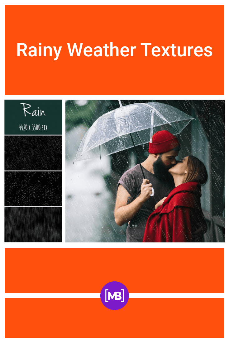 Rainy Weather Textures and couple under rain.