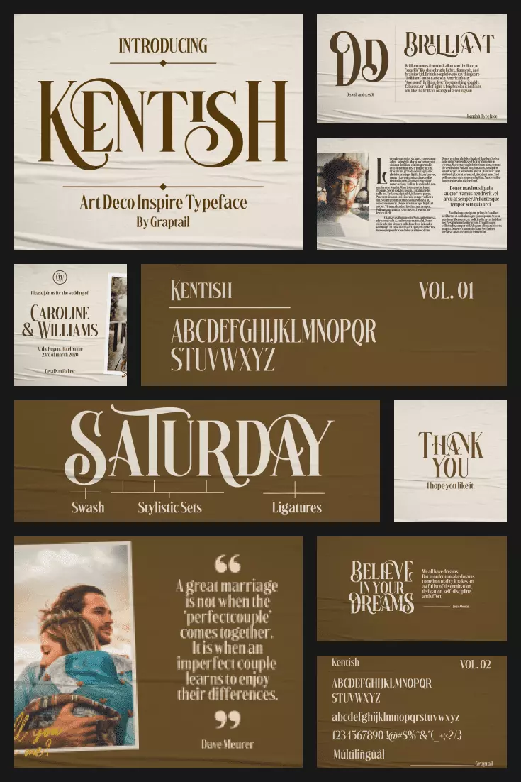 Large unique letters, original color and high-quality graphics of this font will surprise everyone.