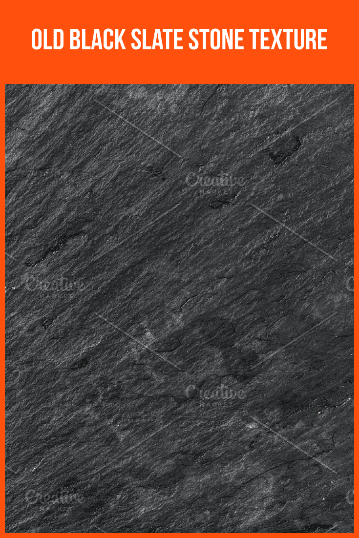 A graphite-colored slate with a good texture.