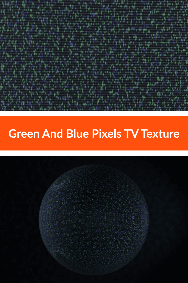 Green and Blue Pixels TV Texture.