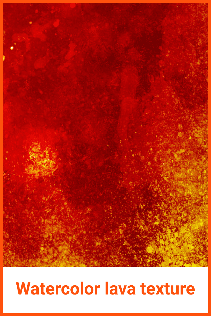 Homogeneous gradient lava mass.