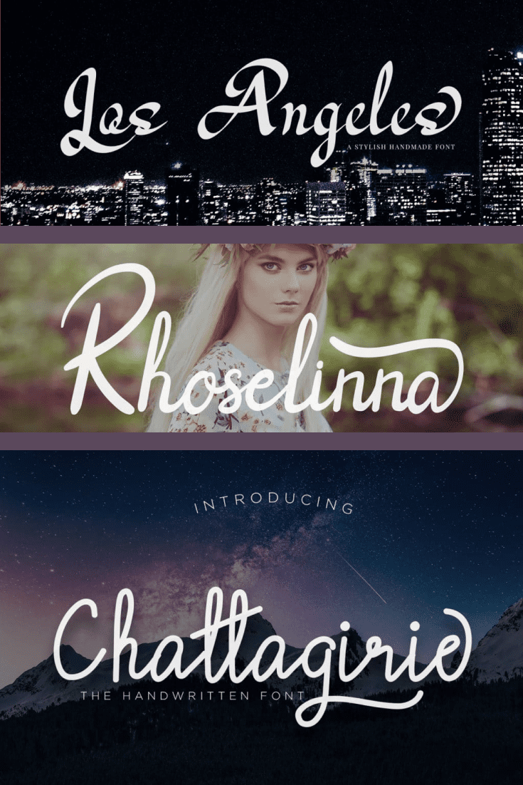 Stylish serif font in a romantic style.