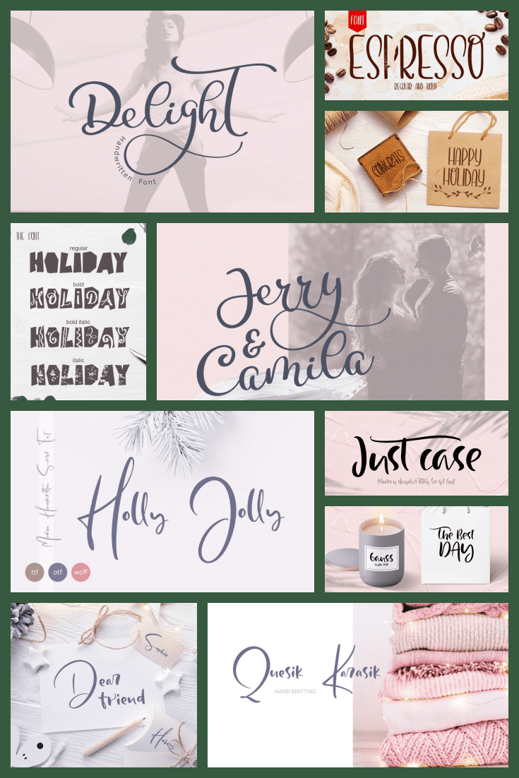 Such a delicious and feminine font. It is soft and enveloping with its warmth.