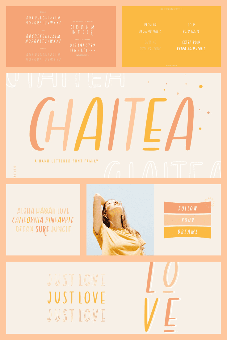 One look at this template is reminiscent of summer and leisure. Sunny radiant colors and an equally vibrant font will add relaxation to your presentation.