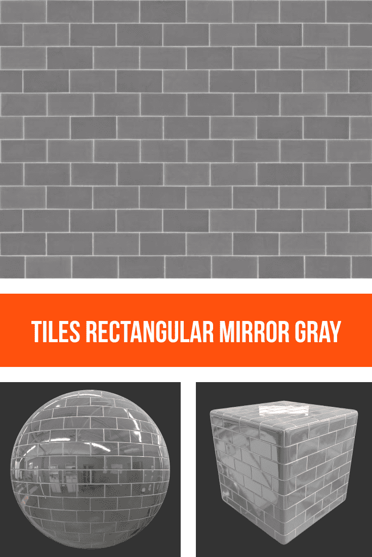 Gray glossy texture with a rectangular pattern.