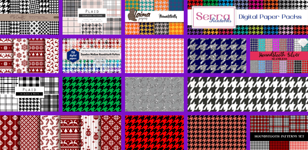 Houndstooth Pattern Example.